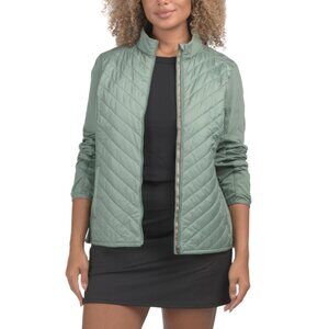 PUMA GOLF Eucalyptus Frost Quilted Jacket